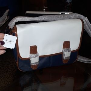 Coach Parchment Navy Multi